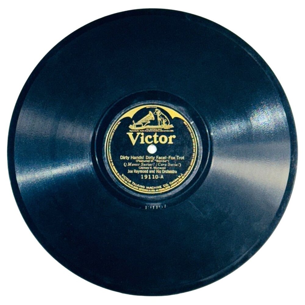 Joe Raymond & His Orchestra Victor 19110 Fox Trot 78 RPM Dirty Hands My Sweetie